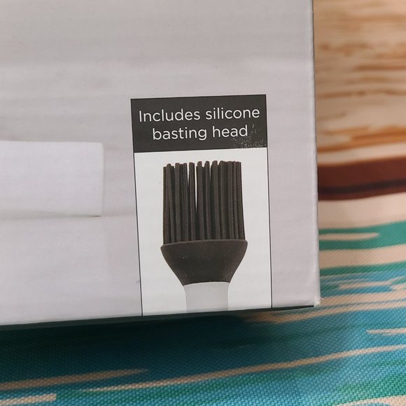 Chef’n HerbWand Fresh Herb Basting Tool + Ceramic Dish NEW Open Box - Picture 3 of 5